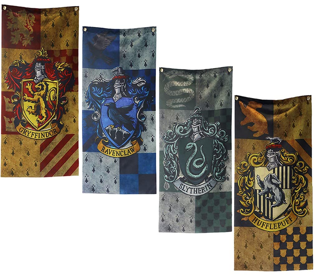 Harry Potter Gryffindor House Flag - Premium Party Decorations for Birthday, Themed Events & Home Decor - Perfect for Halloween, Movie Nights & Fan Gifts