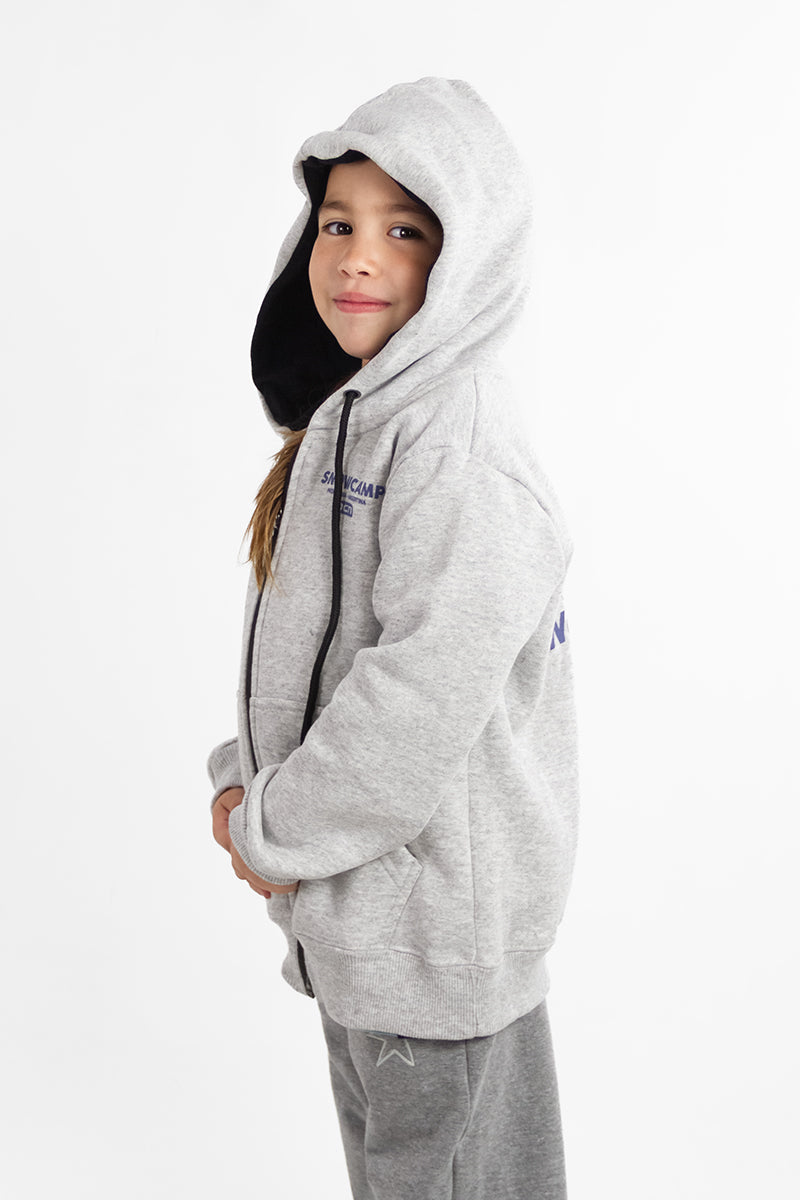 Original Melange Light Gray 326 Kids Campera Jacket - Warm & Stylish Outerwear for Boys & Girls - Perfect for Outdoor Adventures, School & Playtime