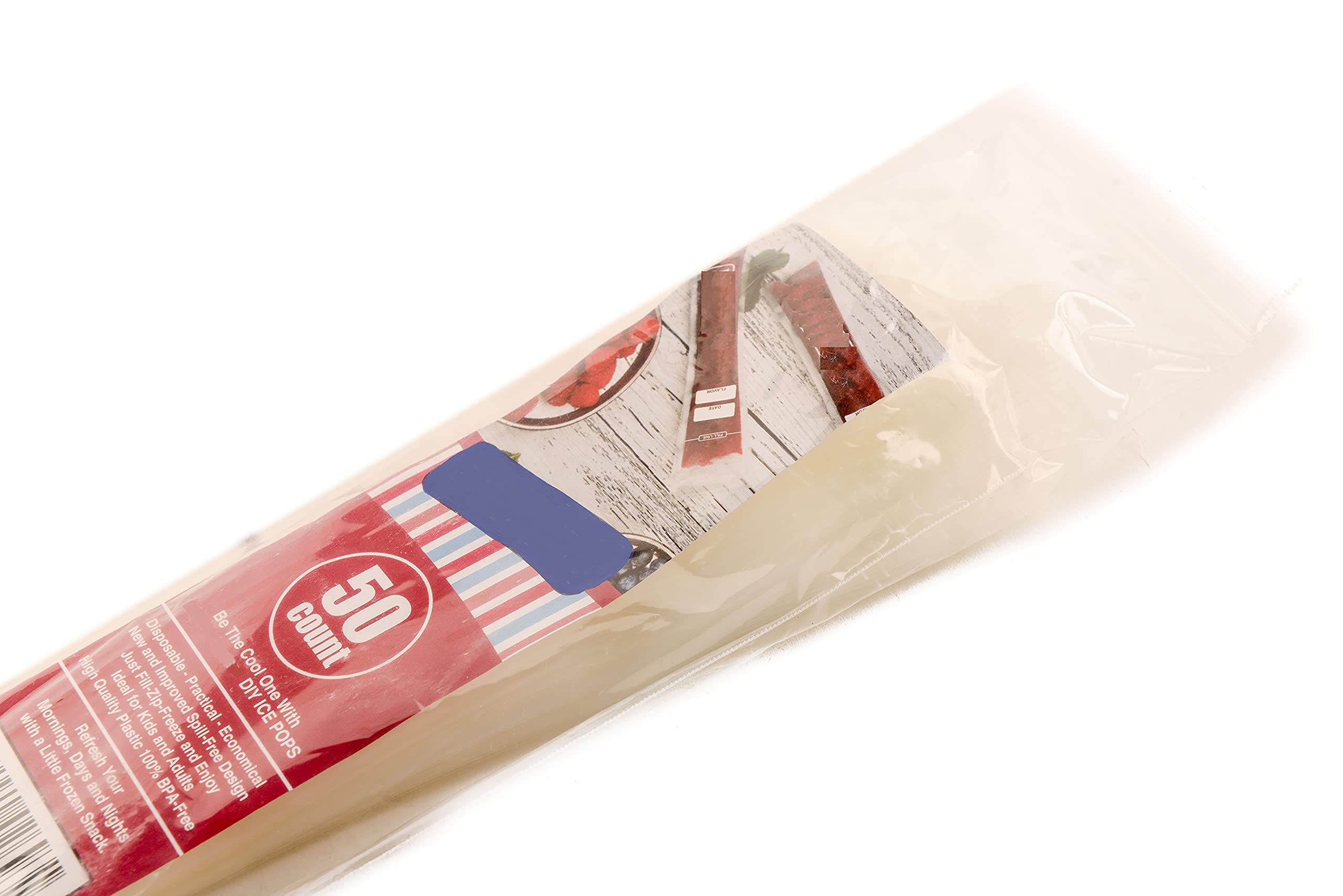 EcoQuality 1000 Pack Disposable Ice Pop Pouches with Zip Seals - Reusable Freezer Tubes for Homemade Juice, Smoothies & Yogurt Popsicles - Perfect for Summer Parties, Backyard BBQs & Kids Snacks