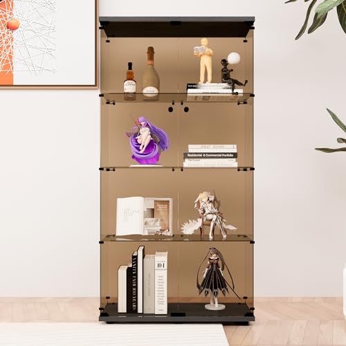 Brown-2 Door 4 Shelves