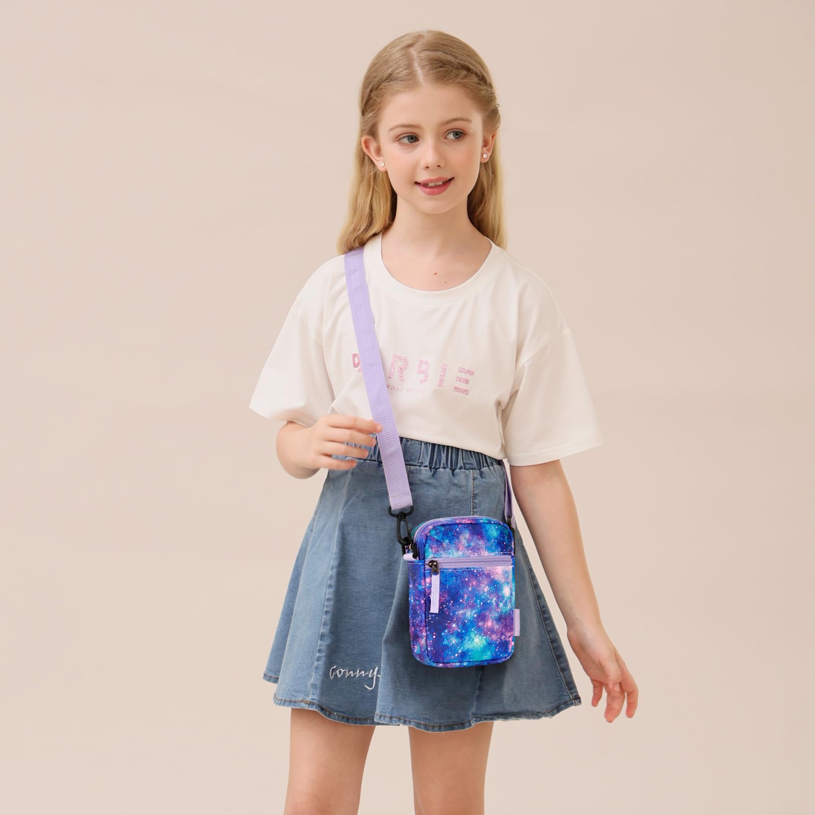 Choco Mocha Crossbody Purse for Girls Ages 8-12 - Stylish Kids Handbag for School, Parties & Everyday Use