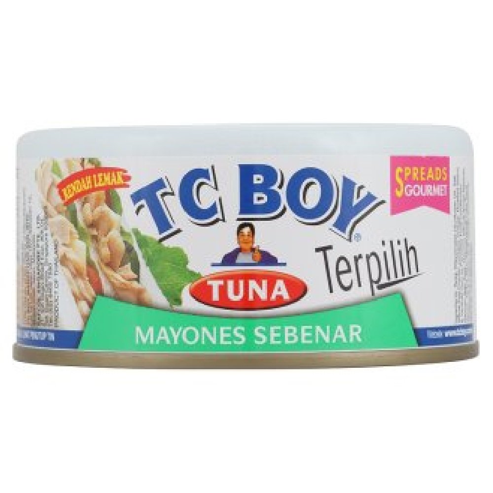 Premium TC Boy Choice Tuna 180g (12 Cans) - Real Mayonnaise Flavor - High Protein Canned Fish for Sandwiches, Salads & Quick Meals - Perfect for Camping, Emergency Food & Pantry Stock