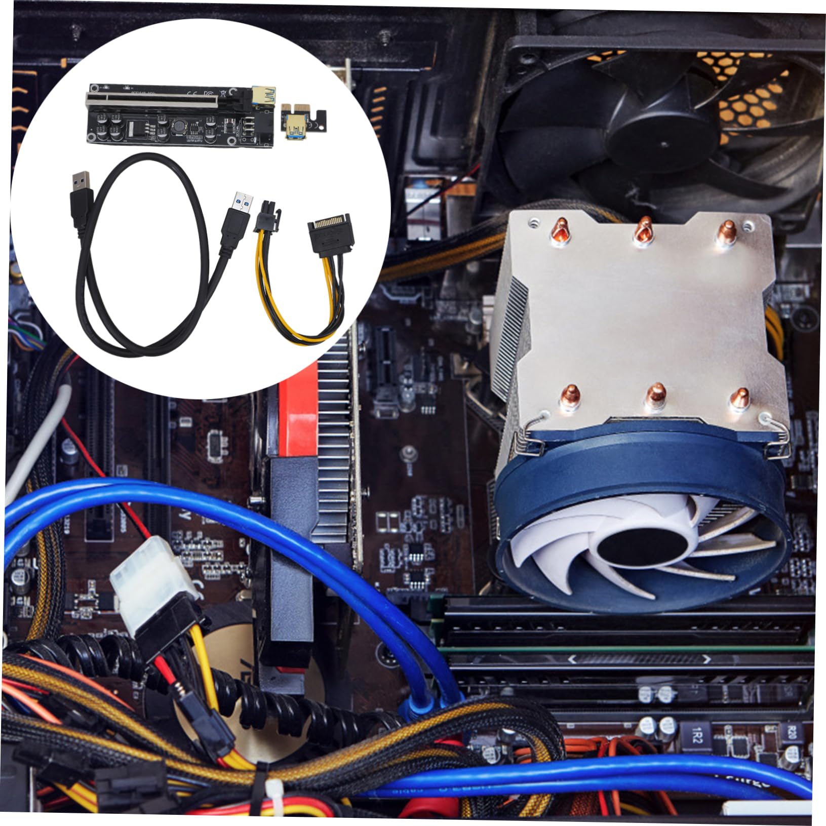OSALADI 5 Sets External GPU for Laptop - Boost Graphics Performance, Plug & Play Computer Accessory for Gaming, Video Editing & Graphic Design