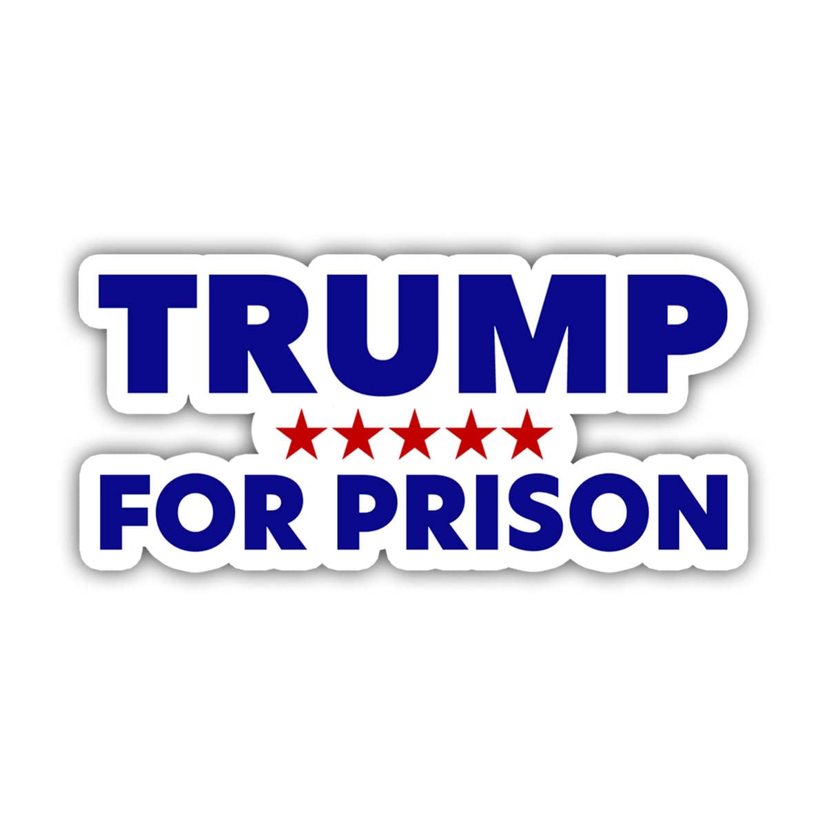 3-Pack Trump for Prison Stickers - Funny 2024 Election Decals (3