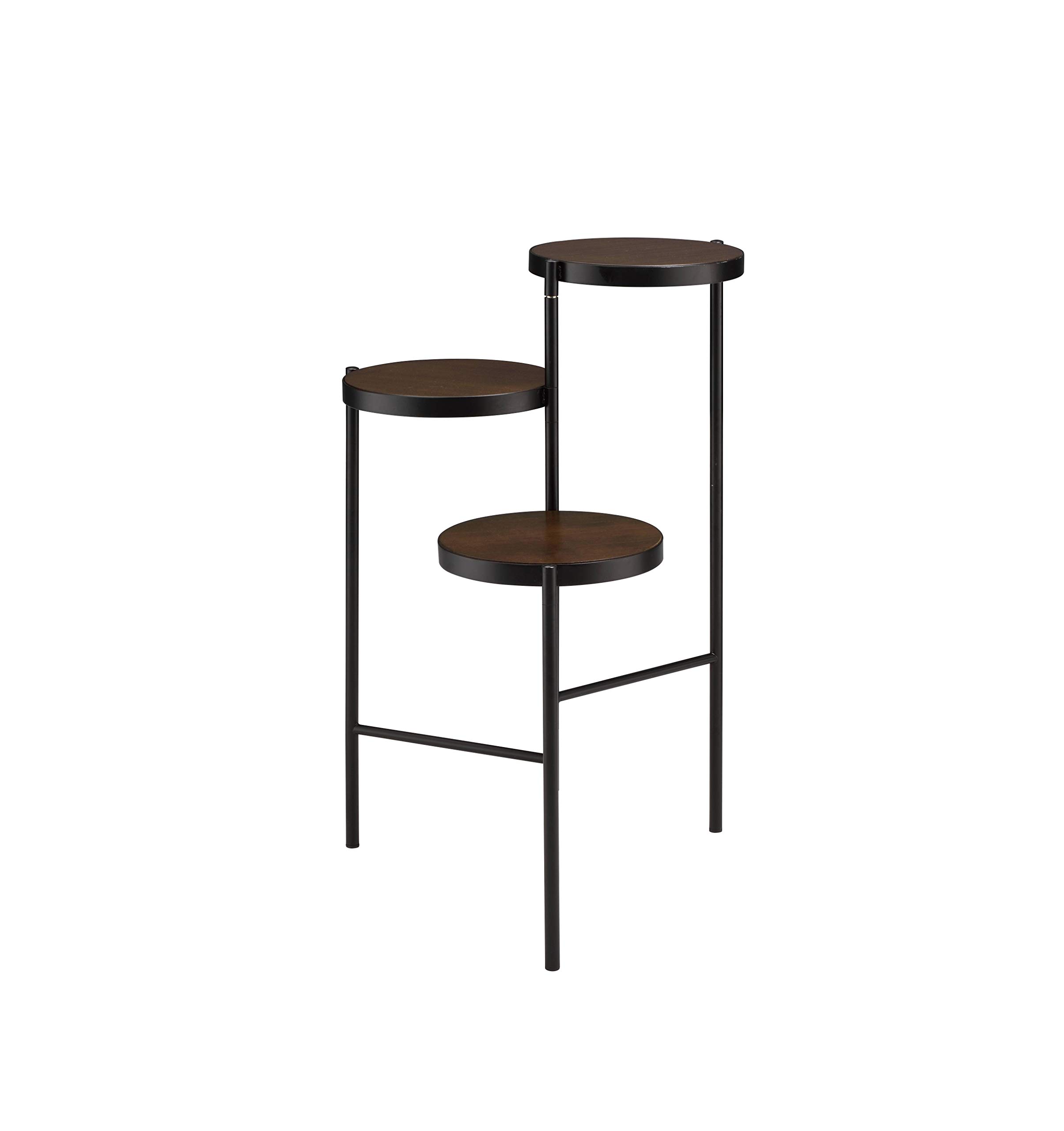 ACME Furniture Black Namid Plant Stand - Modern Indoor & Outdoor Plant Holder for Home, Garden, and Patio Decor