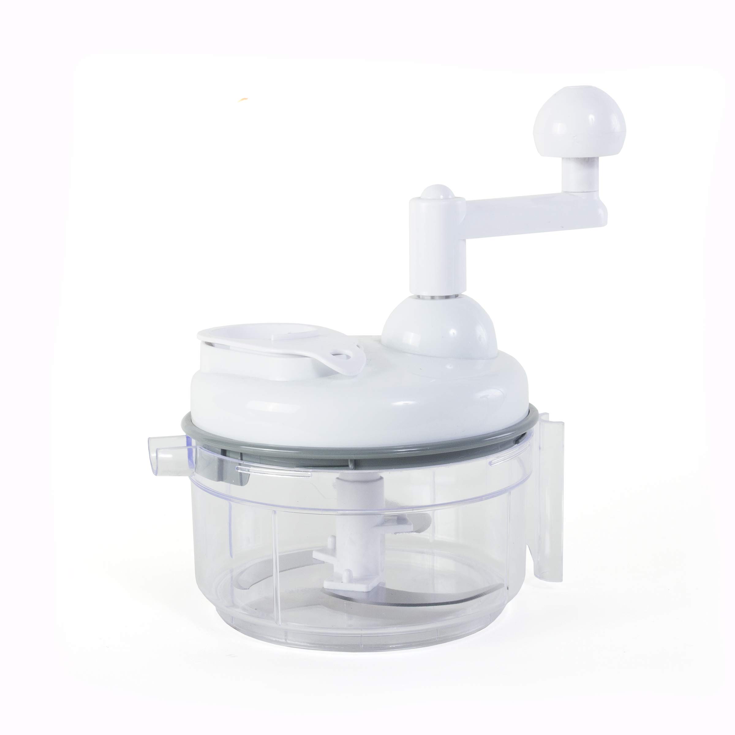 Premium Manual Salsa Maker & Food Chopper - 3-in-1 Kitchen Blender Mixer for Fresh Guacamole, Salsa & Dips - Perfect for Mexican Cooking, Party Snacks & Healthy Meal Prep