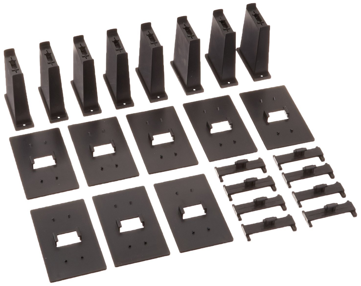 Bachmann Trains 8-Piece E-Z Track Tall Pier Set for HO Scale Model Railroads - Perfect for Bridge & Elevated Track Scenes