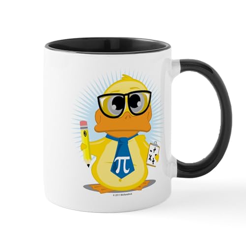 White/Black Inside - Math Teacher Duck Mug