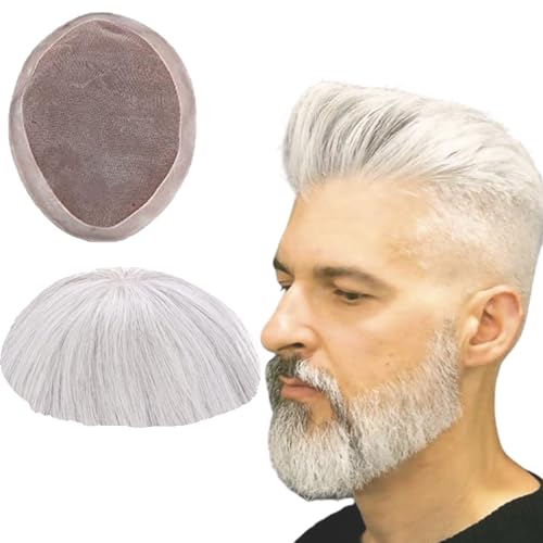 1B Mixed 90% White Hair