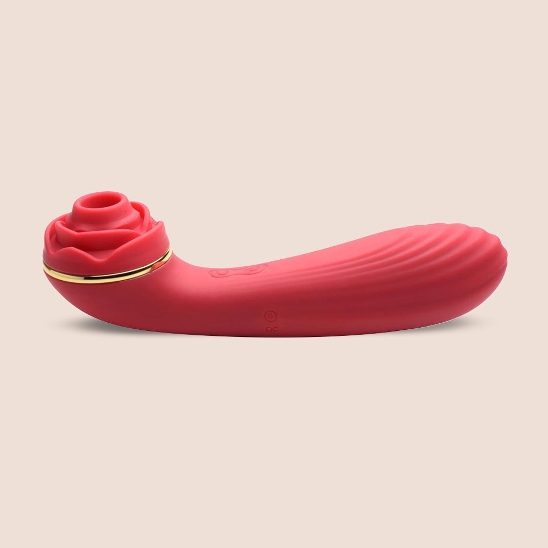 Bloomgasm Passion Petals - Rose-Shaped Suction Clitoral Vibrator for Women | Rechargeable G-Spot Stimulator | Perfect for Solo Play & Couples Intimacy | Discreet & Powerful Pleasure Toy