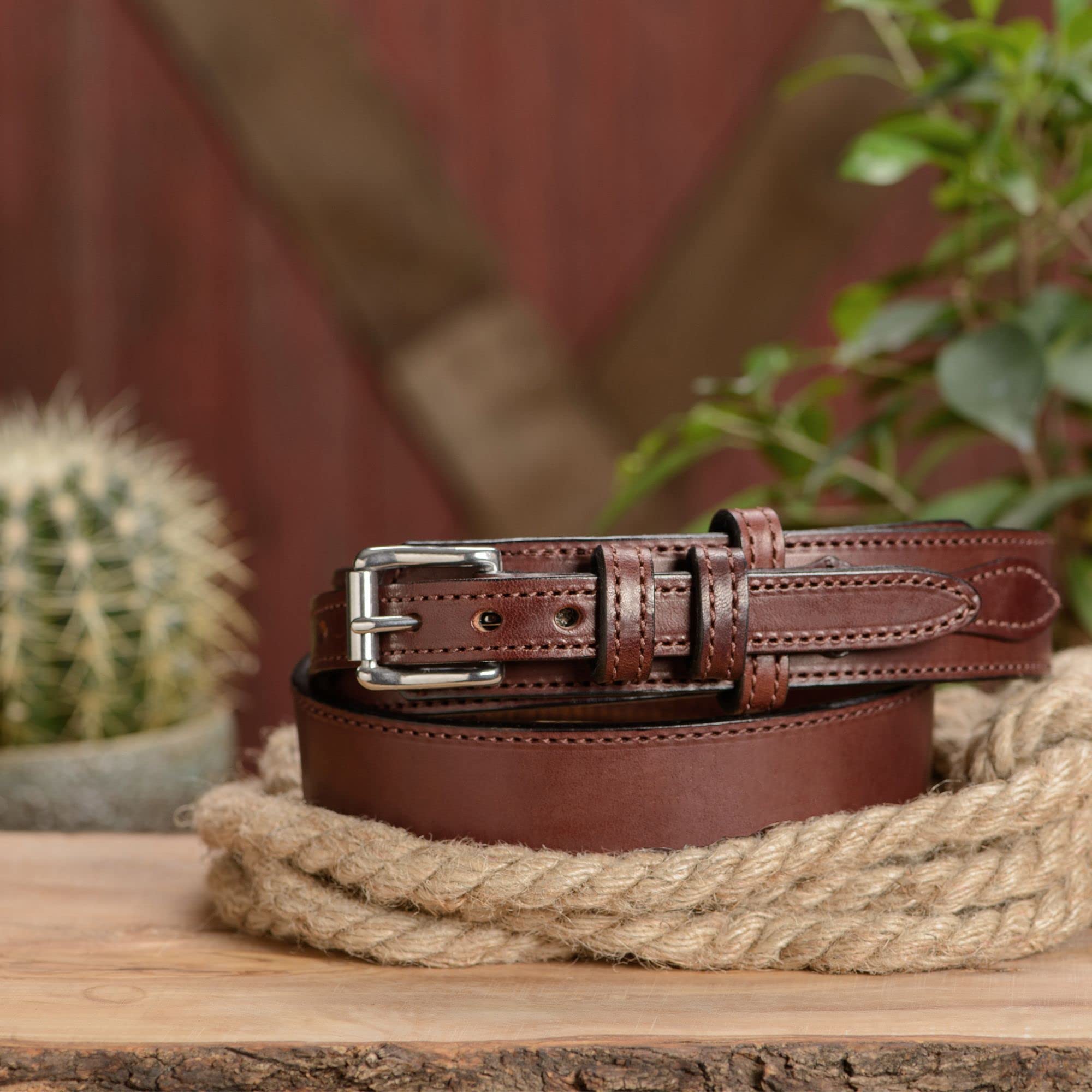 Premium Bullhide Leather Belt for Men - 1.50