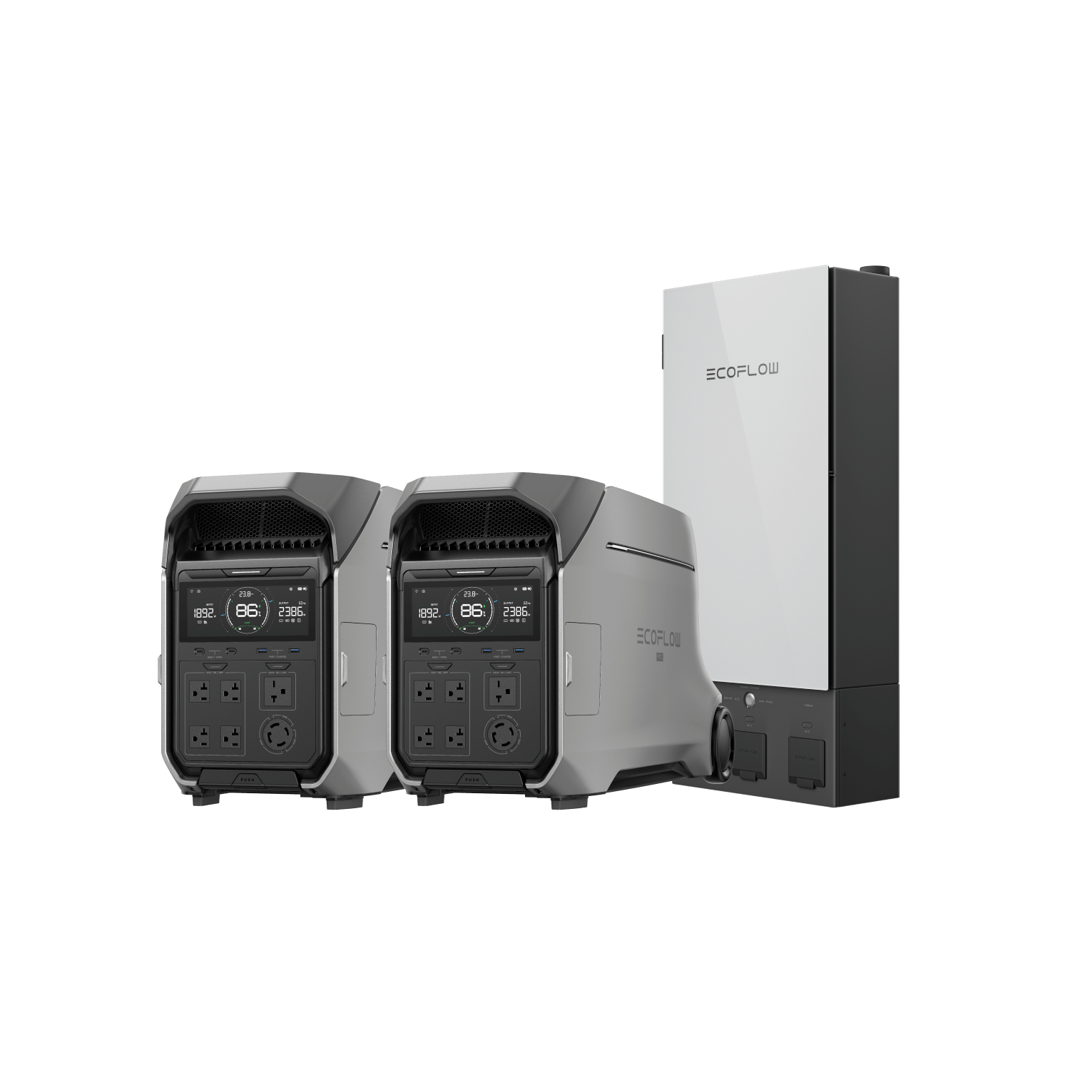 EcoFlow DELTA Pro 3 Portable Power Station with Smart Home Panel 2 | 3600Wh Solar Generator for Home Backup, RV Camping & Emergency Power Outages