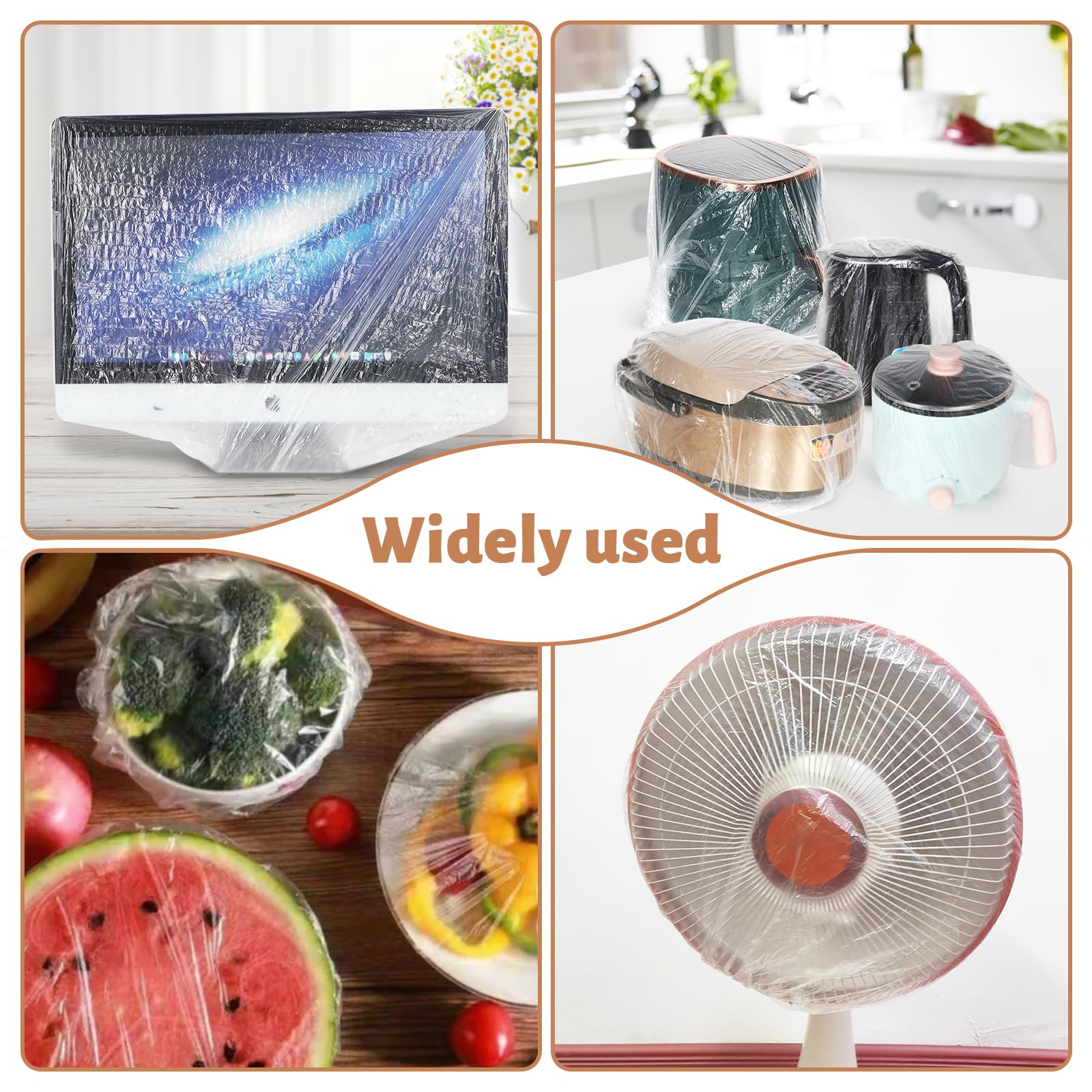 40 PCS Disposable Kitchen Appliance Dust Covers - Thickened Elastic Dust Protectors for Air Fryer, Blender, Coffee Maker, Slow Cooker, Toaster Oven & Pressure Cooker - Keep Appliances Clean & Dust-Free While Storing or Traveling