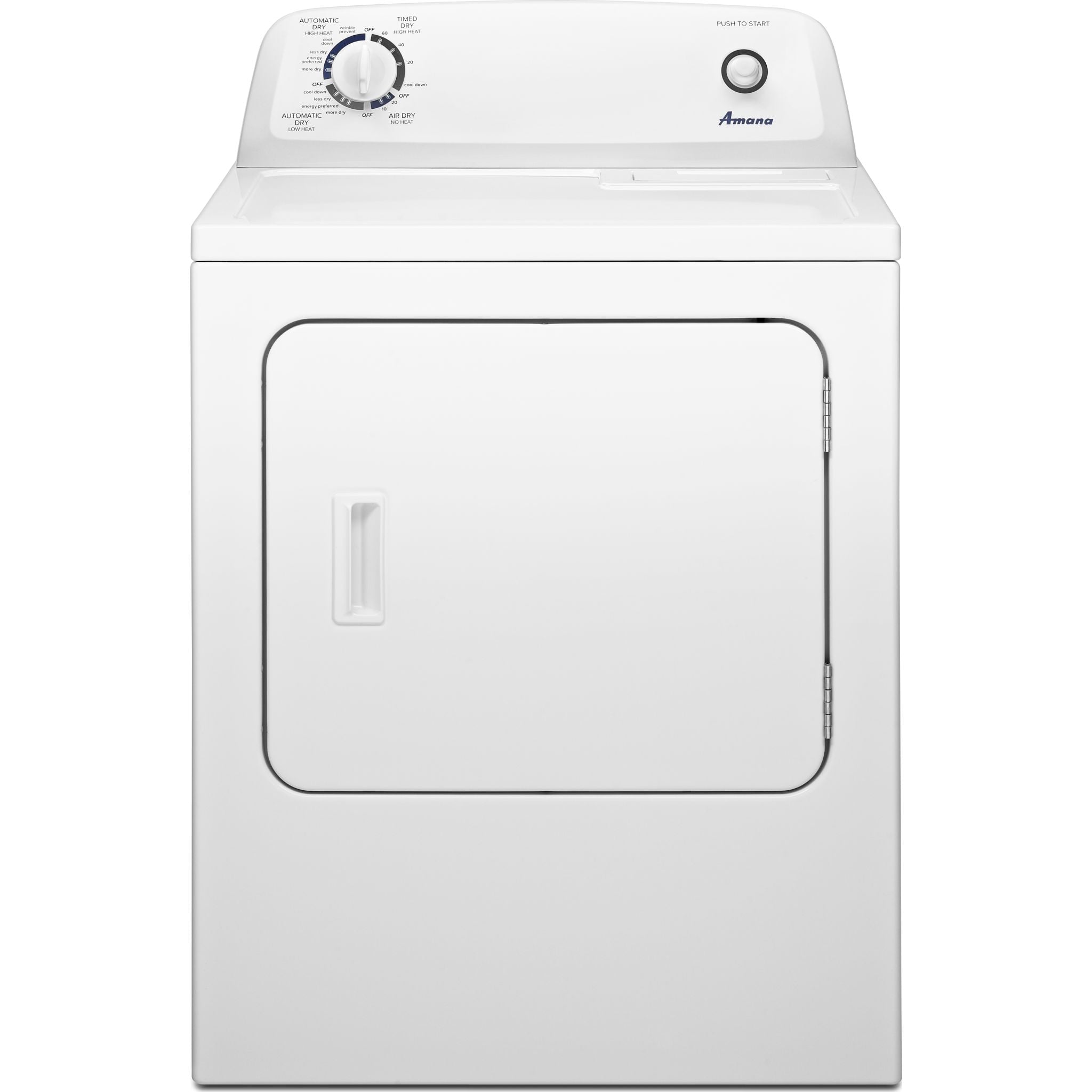 Amana YNED4655EW White Electric Dryer - Large Capacity, Energy Efficient for Home Laundry Room | Perfect for Families, Apartments & Laundry Centers