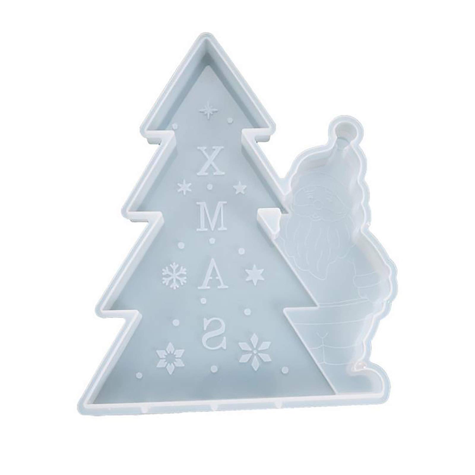 Santa Epoxy Silicone Mold for DIY Christmas Decorations - Tree Crystal Housekeeping & Storage Bins | Holiday Home Organizers & Festive Crafting Supplies