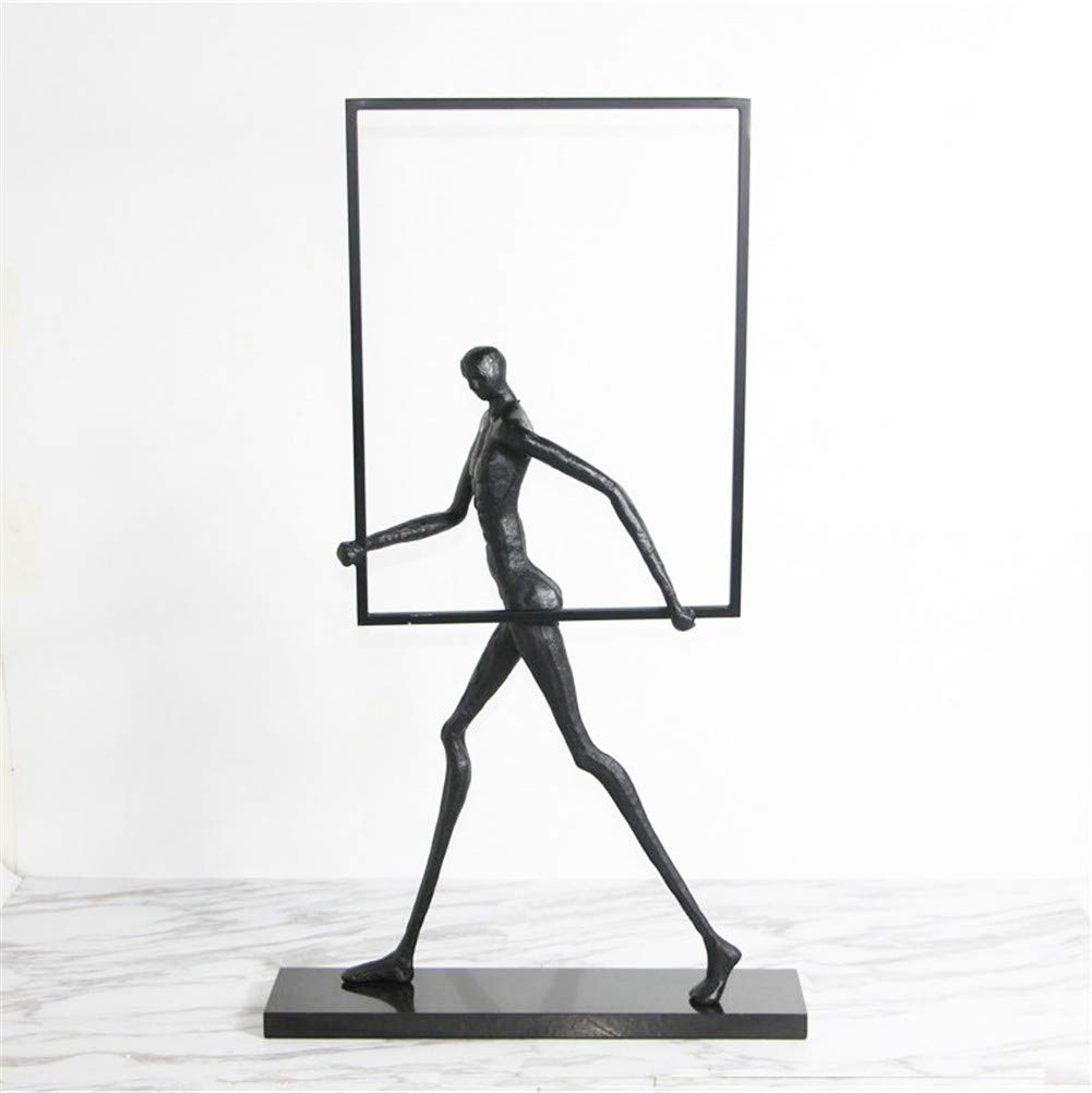 DevilLover Abstract Character Postmodern Art Metal Sculpture - Handcrafted Home Decor Gift for Living Room, Bedroom & Office | Modern Statue for Bookshelf, Desk & Wall Display