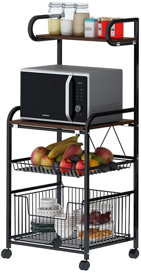 Multifunctional Kitchen Storage Shelf & Bathroom Organizer - Space-Saving Rack for Toiletries, Living Room Sundries & Kitchen Supplies (Color: Black) - Perfect for Small Spaces, Apartments & Home Organization