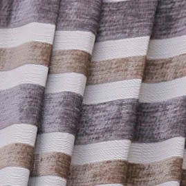 Beige and Purple Chenille Jacquard Velvet Fabric by the Yard - Soft Decorative Upholstery Material for DIY Home Decor, Curtains, Pillows, and Craft Projects