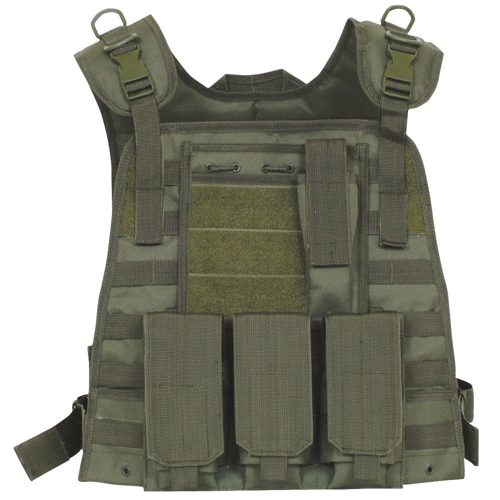 Big and Tall Modular Plate Carrier Vest (Gen I) - Tactical Body Armor for Military, Police & Outdoor Enthusiasts