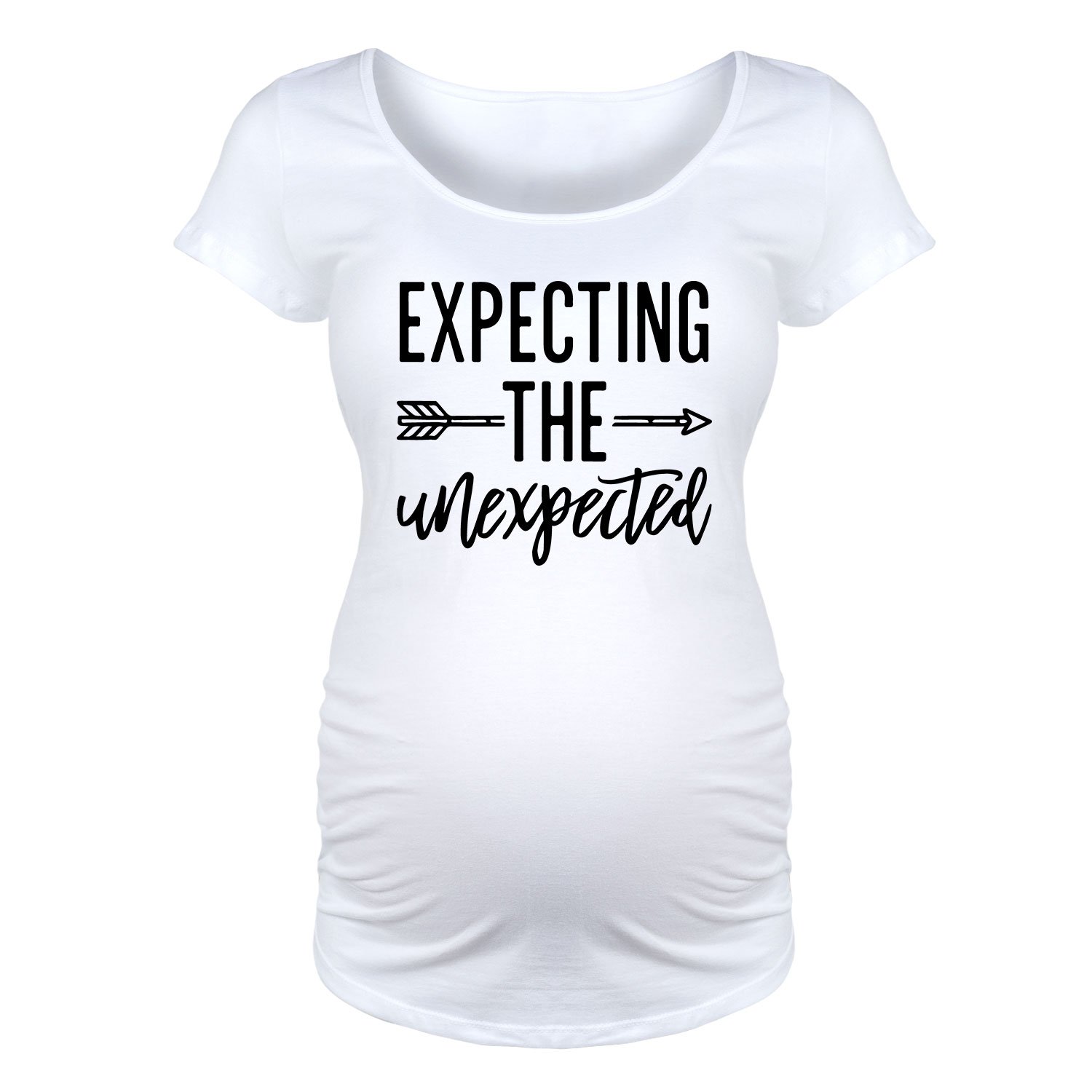 Bloom Maternity Scoop Neck T-Shirt for Pregnancy - Soft Comfortable Maternity Top - Perfect for Everyday Wear & Baby Showers