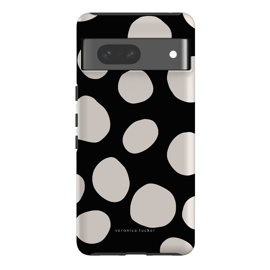 Premium Pebbles Noir Phone Case - Slim Protective Cover for iPhone & Samsung - Perfect for Everyday Use, Travel & Outdoor Activities