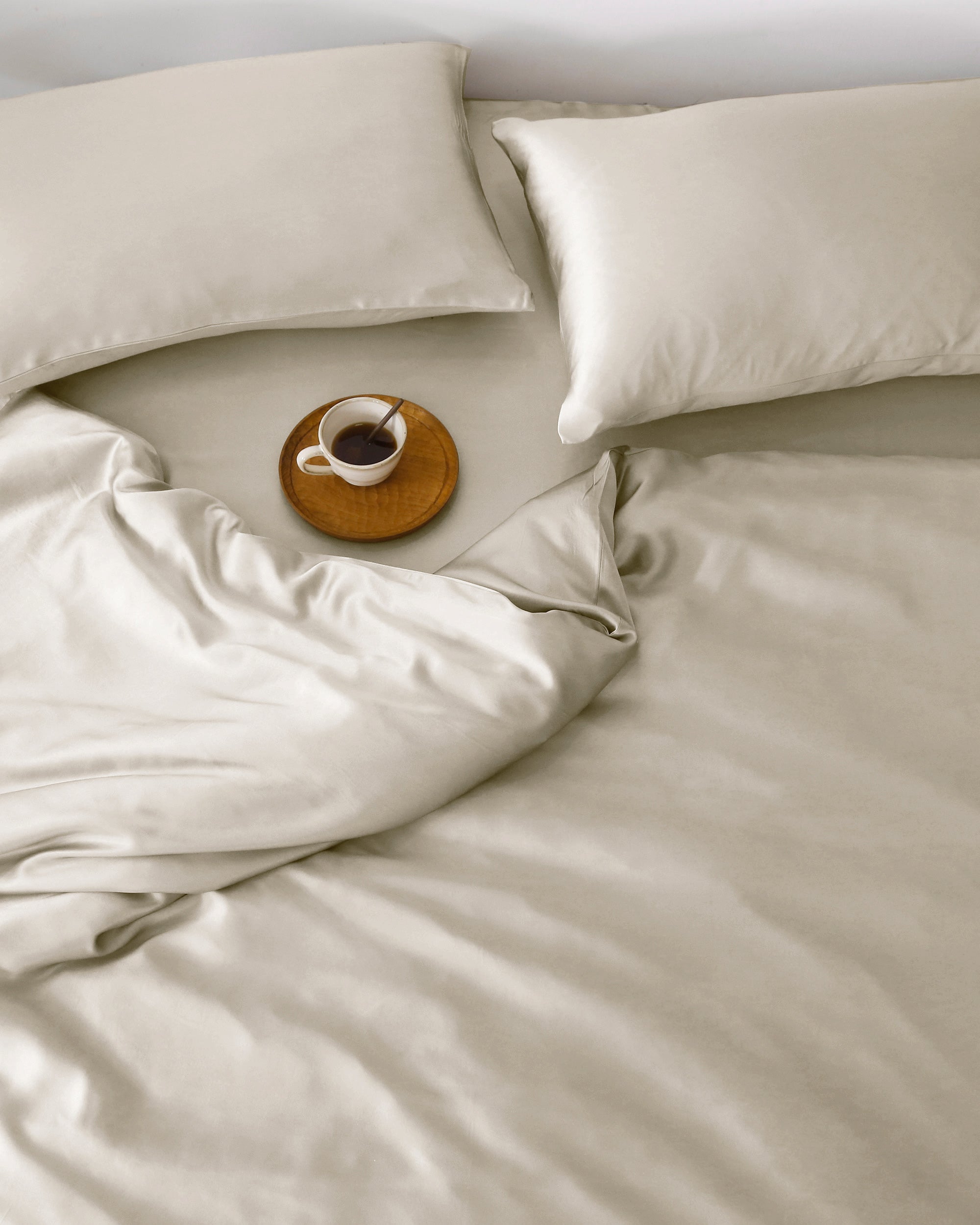 22 MM Silk Duvet Cover - Queen Size Luxury Bedding Set with Zipper Closure, Breathable & Hypoallergenic for All Seasons - Perfect for Master Bedroom, Guest Room & Hotel Decor