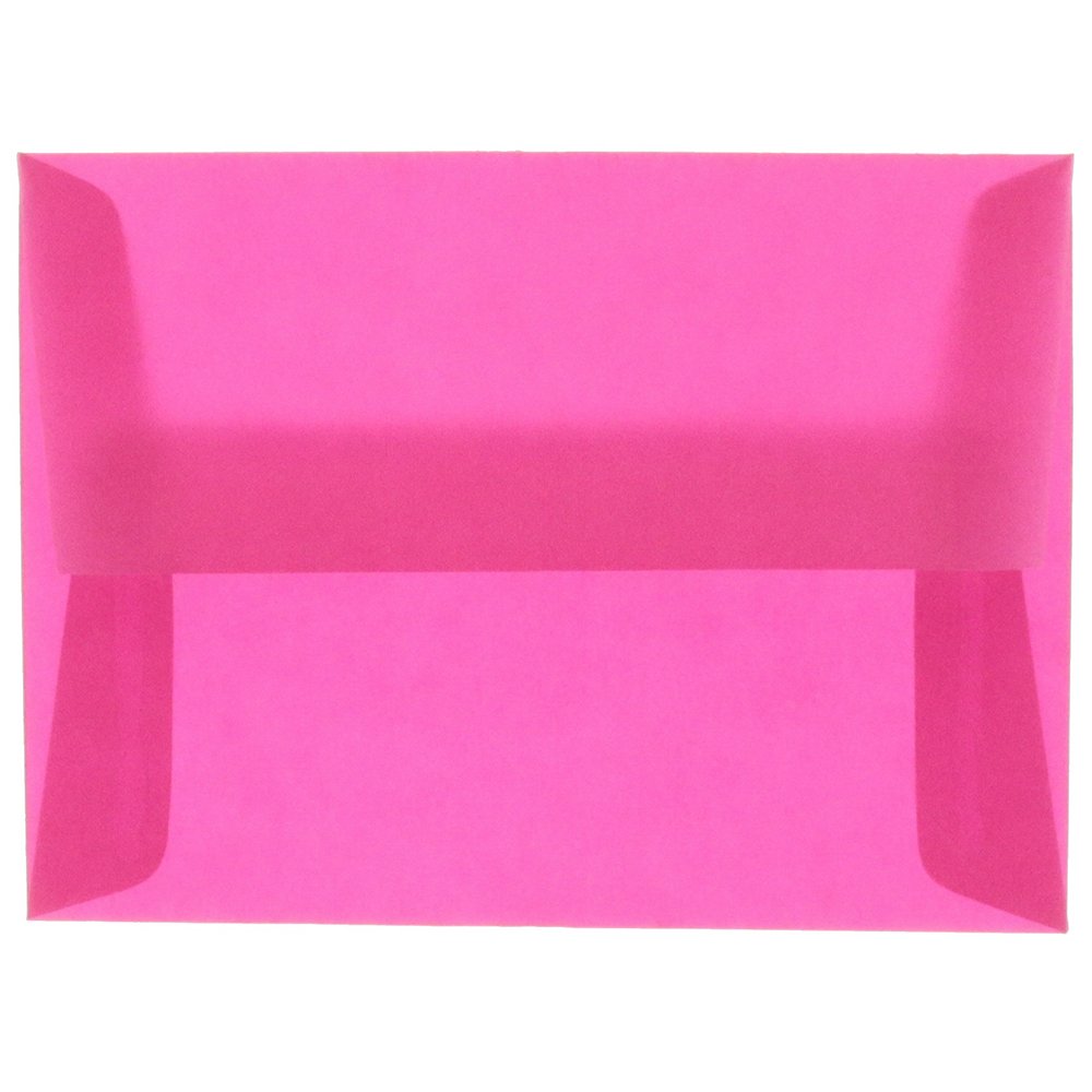 JAM PAPER A6 Translucent Vellum Envelopes 4.75