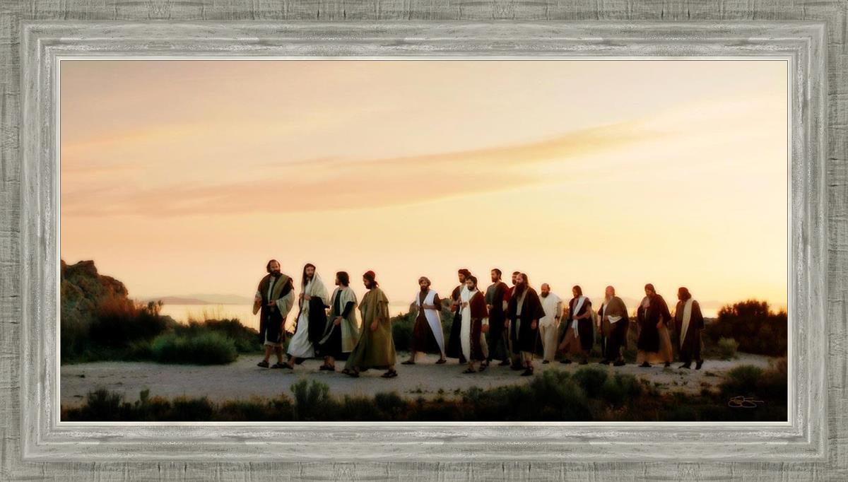Follow Him - Christian Bible Verse Wall Art for Home & Church Decor - Perfect for Living Room, Bedroom, and Sunday School Inspirational Decorations