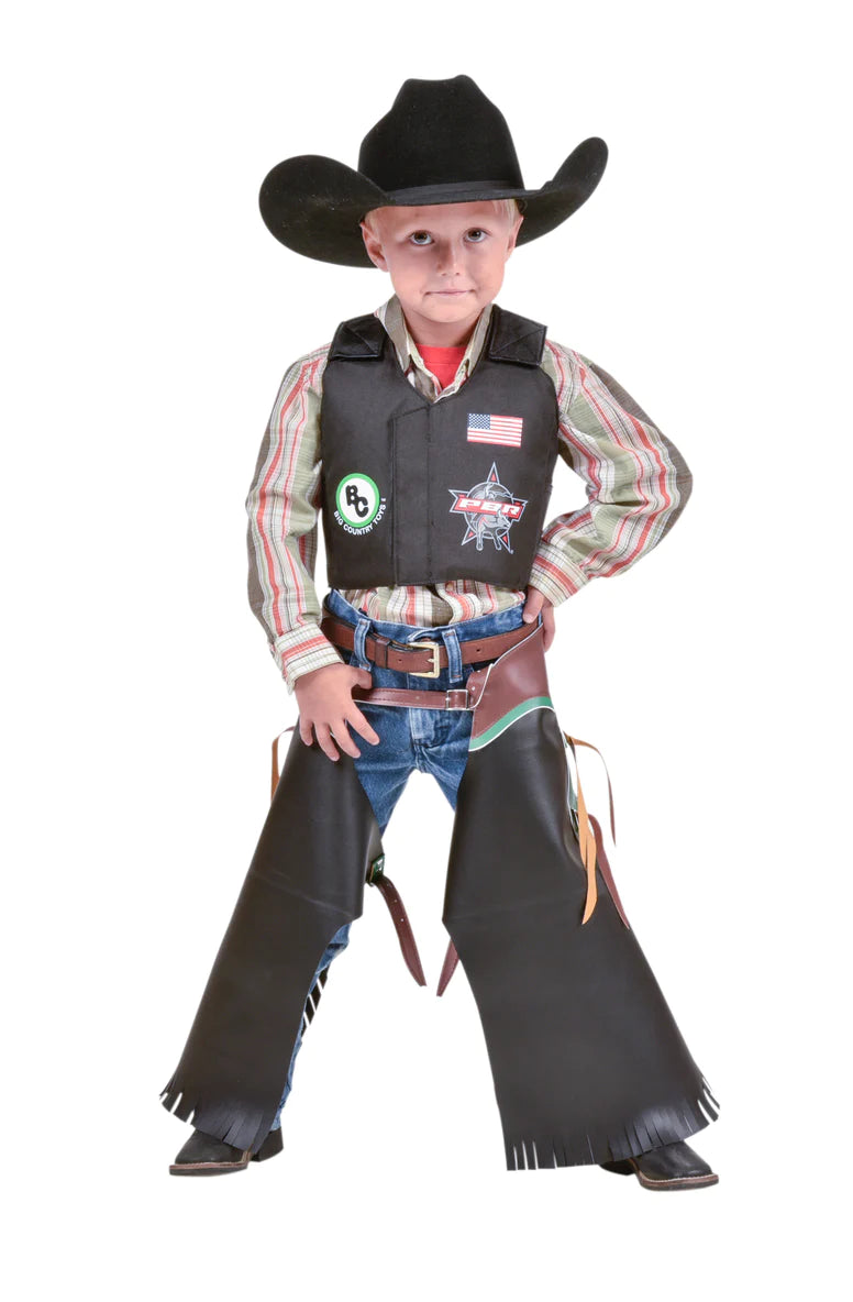 Big Country Chaps - Premium Leather Cowboy Chaps for Riders - Perfect for Rodeo, Horseback Riding & Western Events
