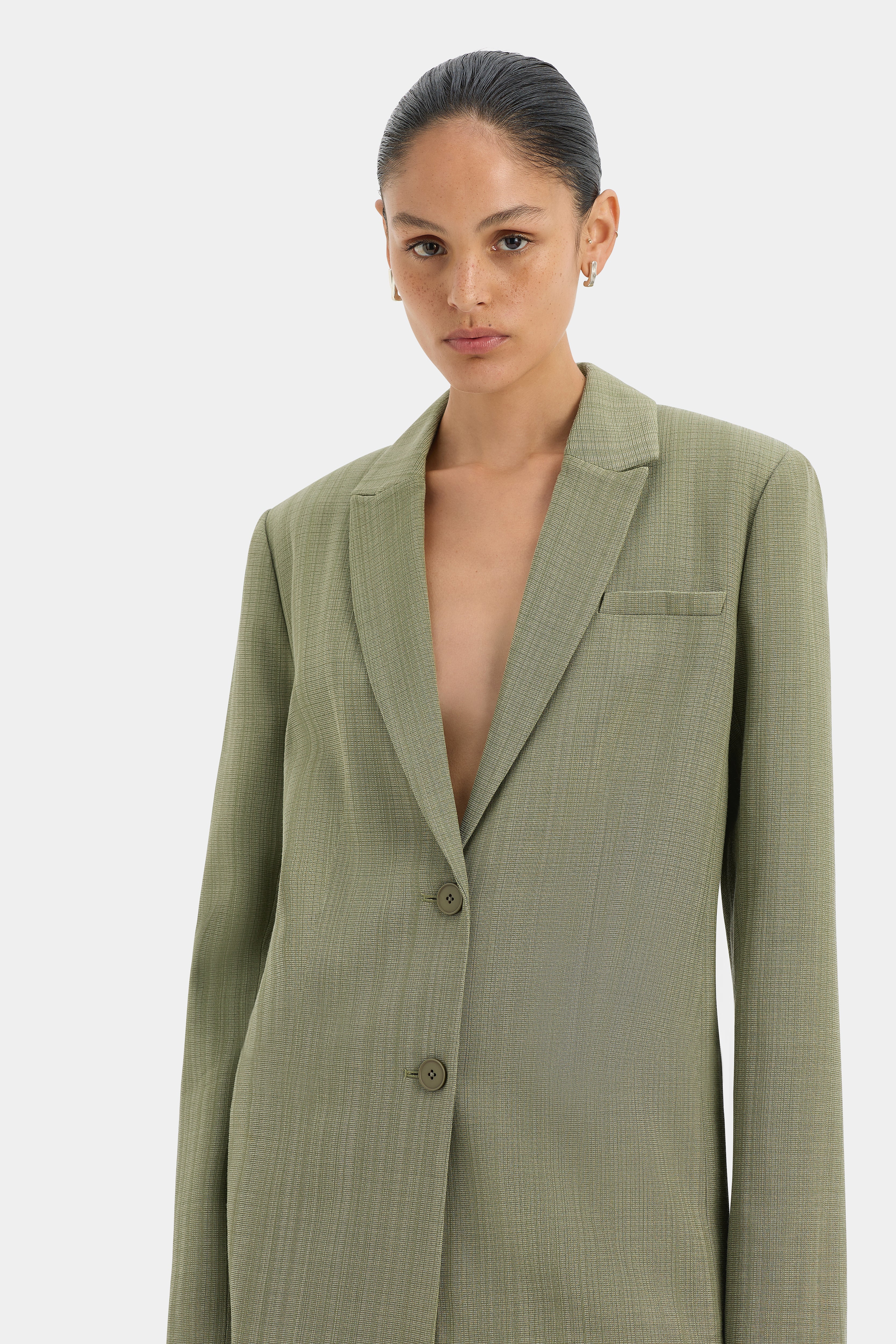 Evanthe Blazer Olive - Stylish Women's Casual Jacket for Work & Outfits | Perfect for Office, Travel & Everyday Wear