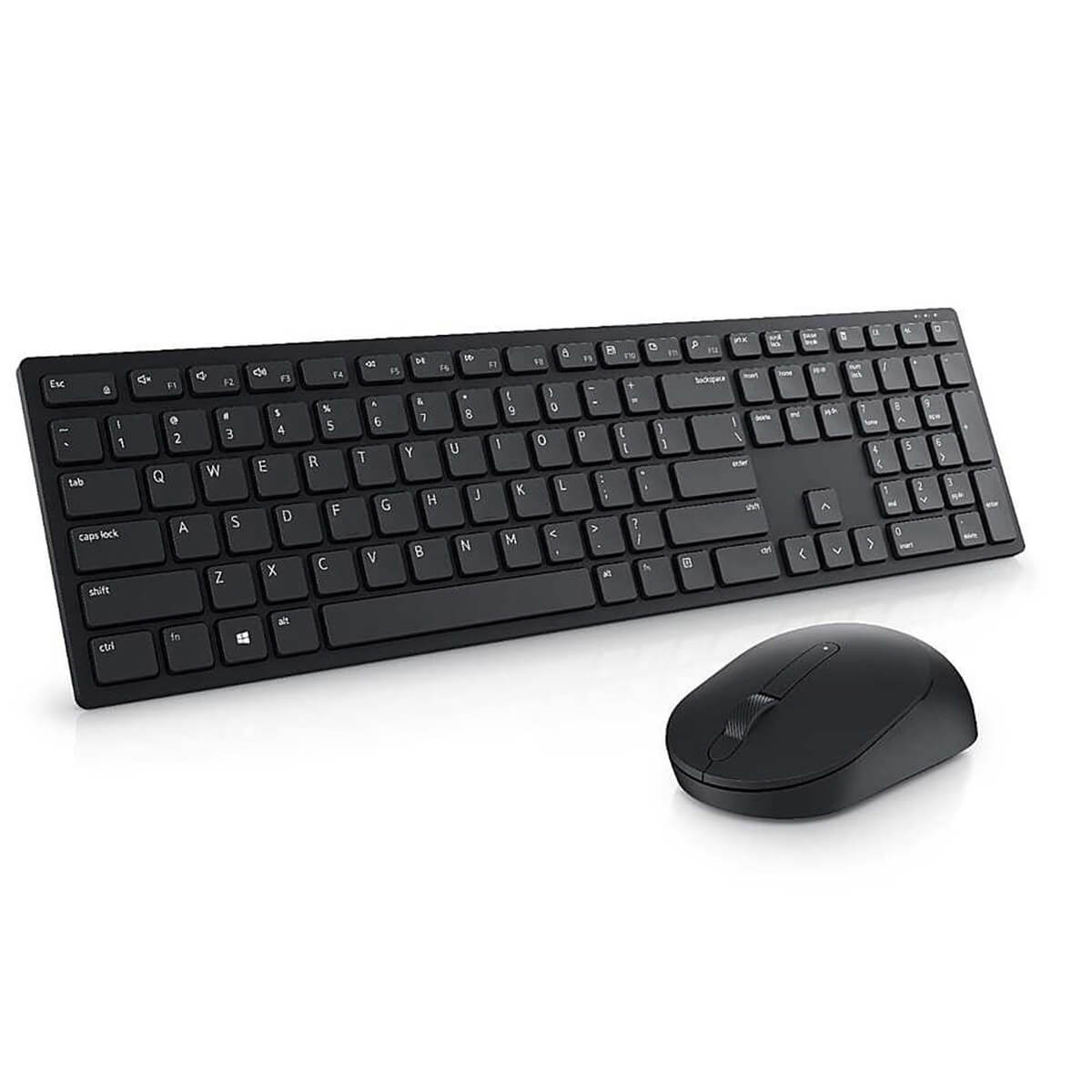 Dell KM5221W Pro Wireless Keyboard and Mouse Combo - Ergonomic Design, 2.4GHz USB Receiver, Long Battery Life - Perfect for Office, Home, and Gaming Use