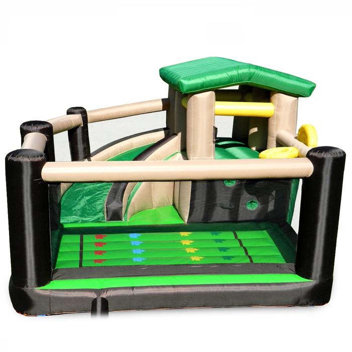 Island Hopper Fort All Sport Bounce House - Inflatable Play Center for Kids Birthday Parties, Backyard Fun & Outdoor Events | Waterproof Jumping Castle for Toddlers & Children