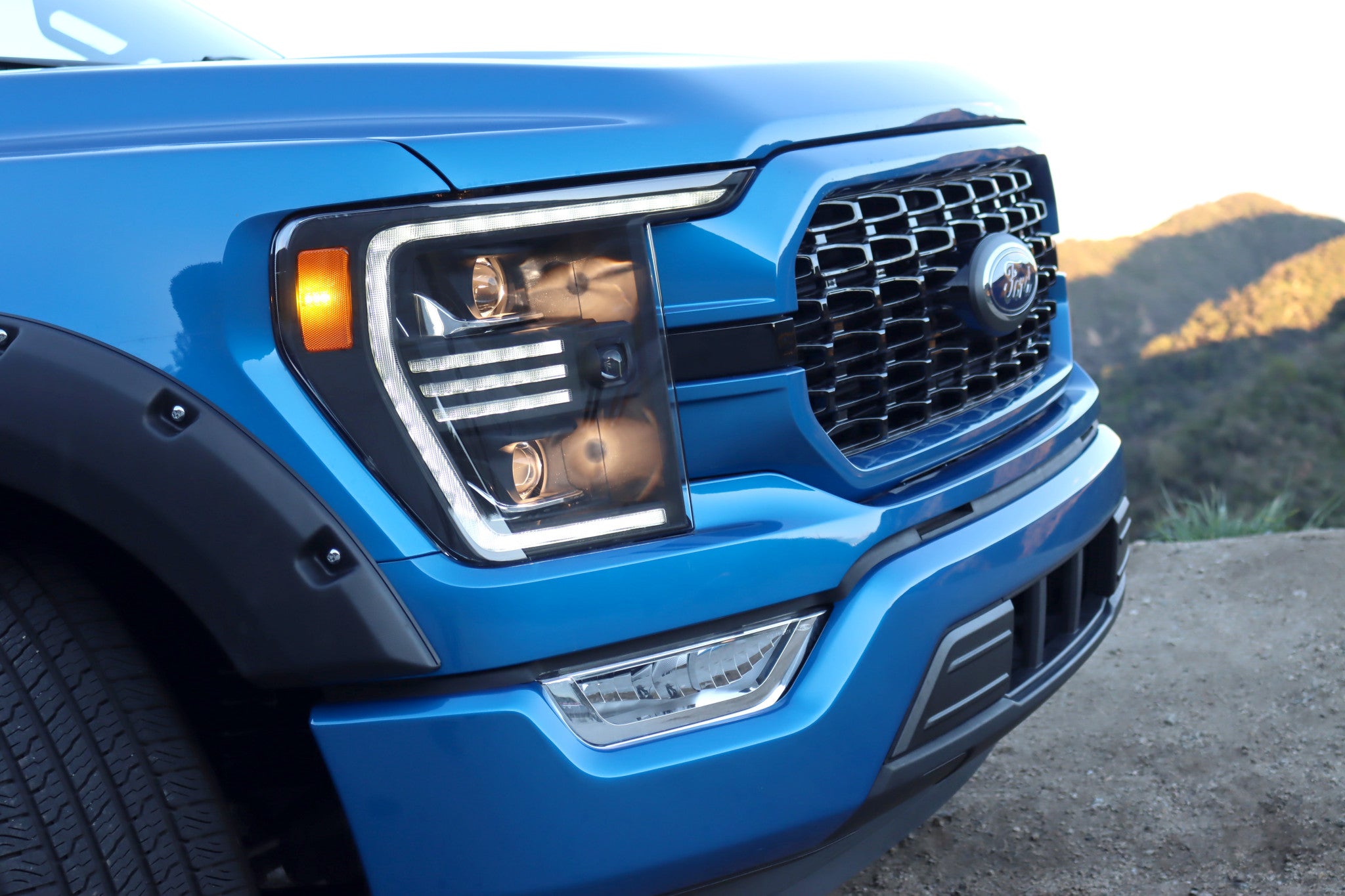 21 23 Ford F150 PRO Series Halogen Projector Headlights Alpha Black - Upgrade Your Truck Lighting for Night Driving & Off-Road Adventures