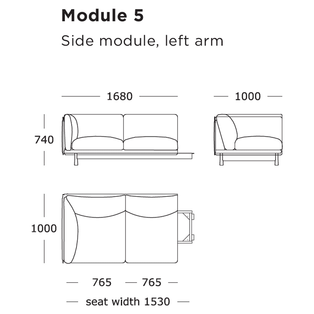 Modular Sofa Set with 5 & 8 Seating Configurations - Customizable Sectional Couch for Living Room, Lounge & Office Spaces