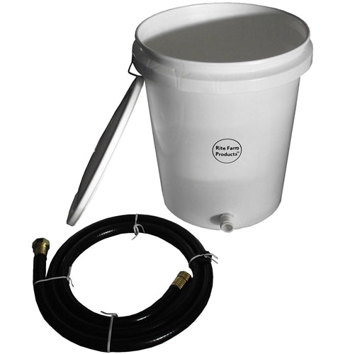5 Gallon Gravity Waterer Kit - Automatic Chicken Watering System for Poultry, Livestock, and Pets - Perfect for Coops, Farms, and Outdoor Use