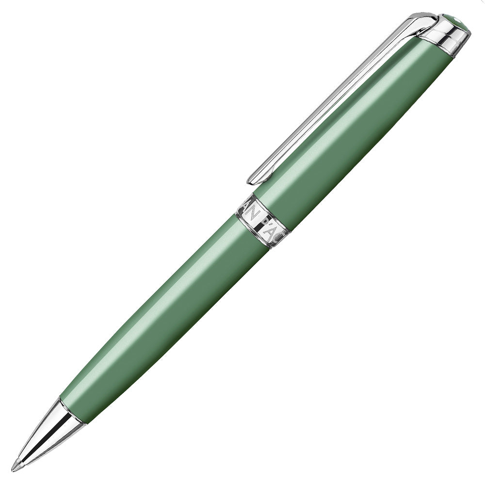 Caran d'Ache Special Edition Leman Ballpoint Pen - Premium Swiss Writing Instrument in Vert de Gris Color for Office, Business & Luxury Gifts