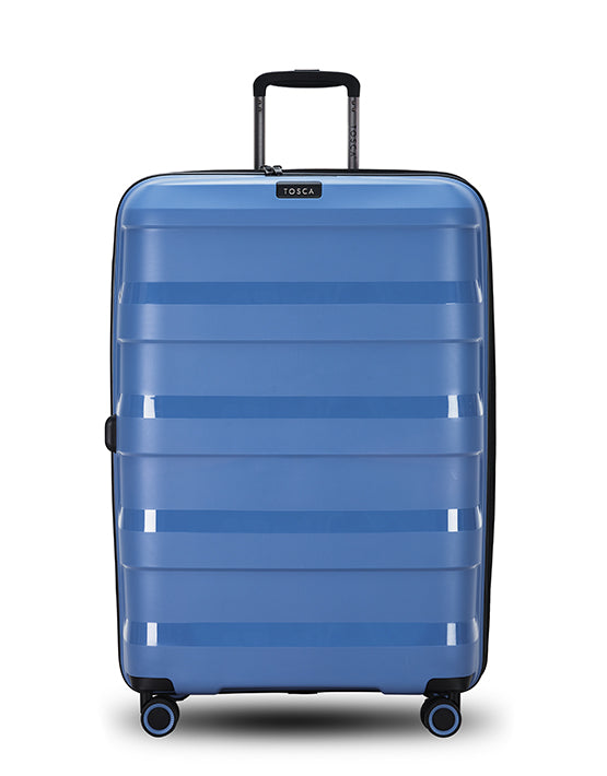 Tosca Comet 32 Inch X-Large Spinner Luggage Suitcase - Infinity Blue | Lightweight Durable Hardshell Checked Bag for Travel, Business Trips & Vacations