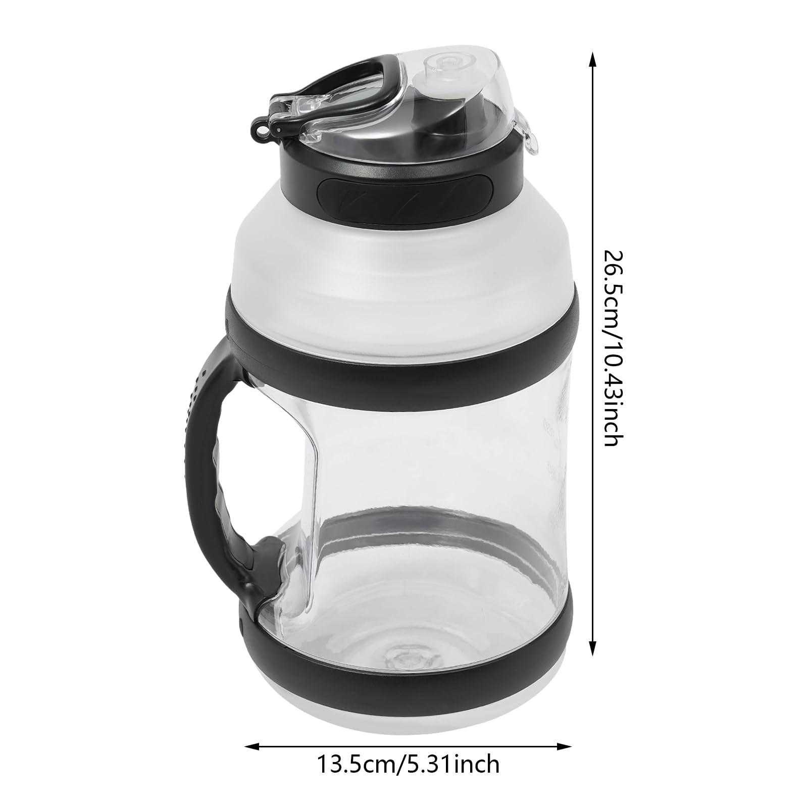 Portable USB Rechargeable Blender - 4000mAh Electric Personal Smoothie Maker & Juicer Machine for Shakes, Fresh Juice - Compact Travel Blender Cup for Gym, Camping, Office & Home Use - Black