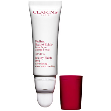 Clarins Beauty Flash Peel - 50ml Exfoliating Face Mask for Brightening & Smoothing Skin - New in Box | Perfect for Pre-Event Glow & Skincare Routine