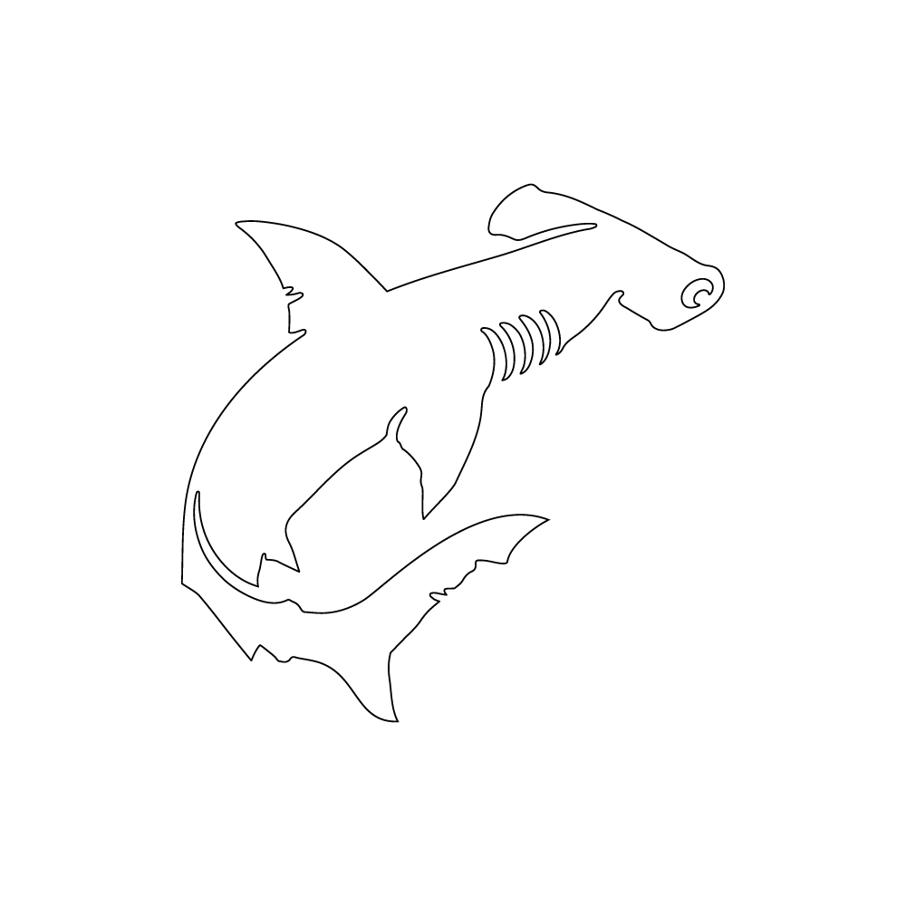 Hammerhead Shark Figurine - 2.5 x 2.5 Inches - Realistic Shark Toy for Kids & Collectors - Perfect for Ocean-Themed Decor, Educational Play, and Shark Lovers Gifts
