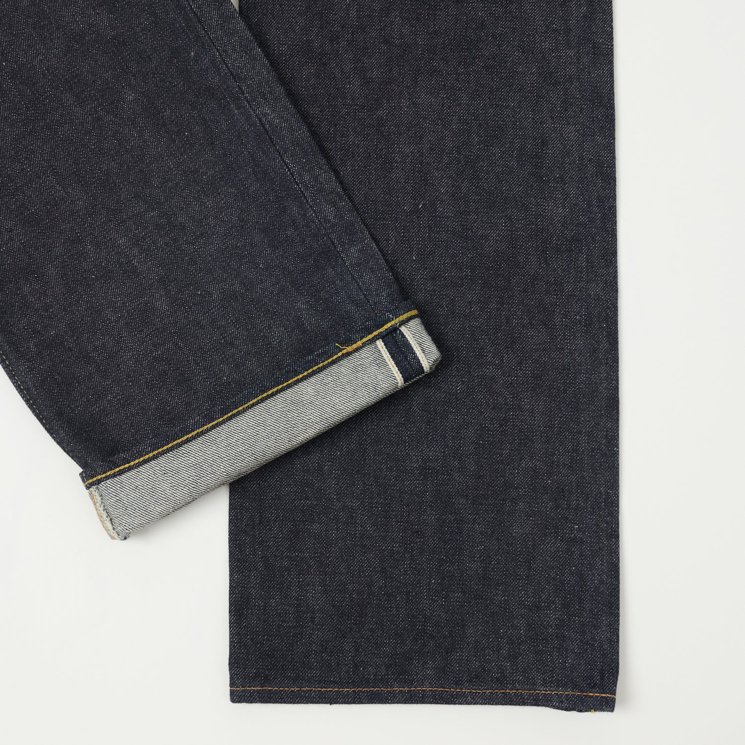Denim Jeans Lot. 220A 'Offset Model' Regular Straight Raw Denim Jeans for Men - Perfect for Casual Wear, Work & Everyday Outfits
