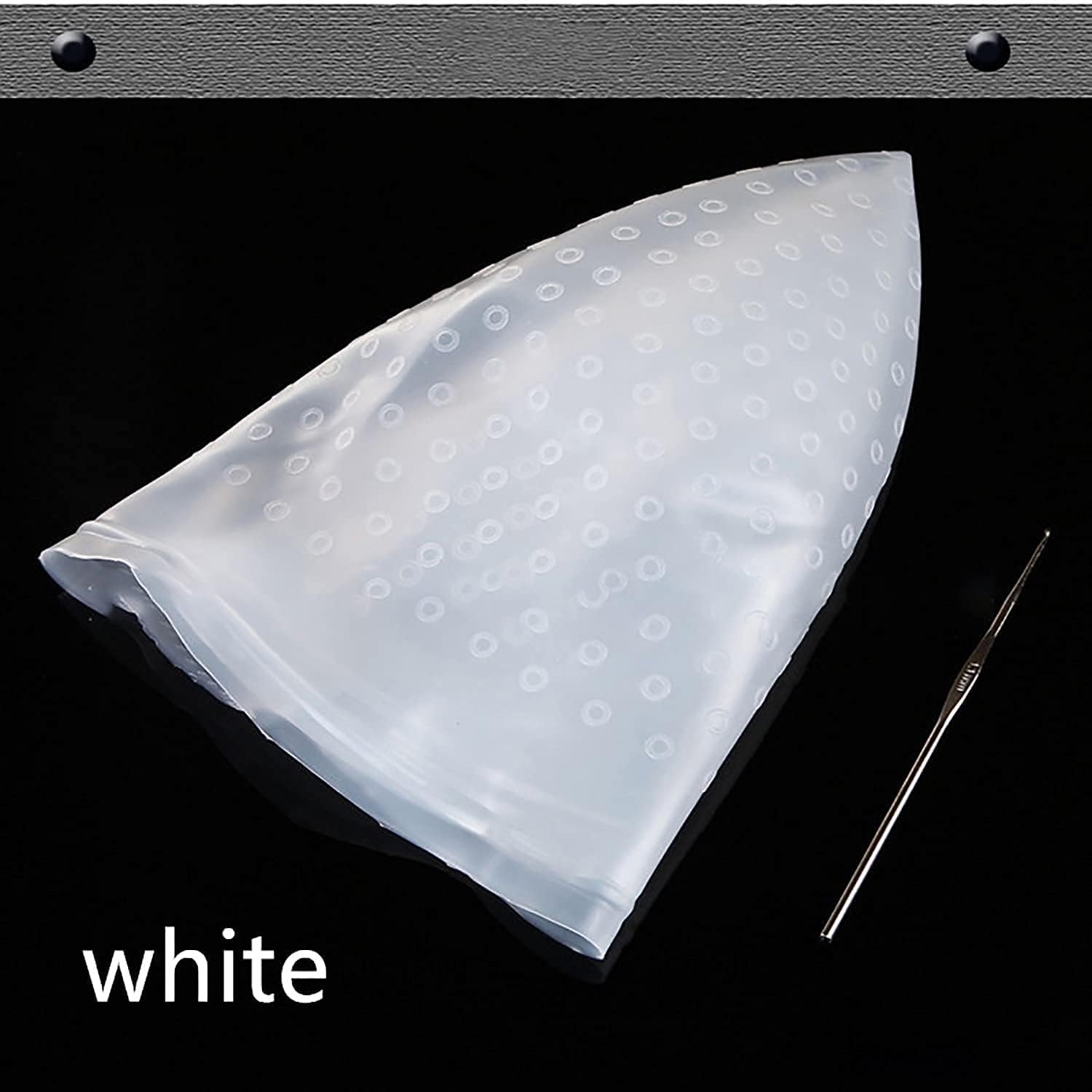 OSEN Reusable Silicone Highlight Cap for Hair Dye & Coloring - Transparent Hair Spa Cap (1 Pack) - Perfect for Salon, Home Hair Coloring & DIY Highlights