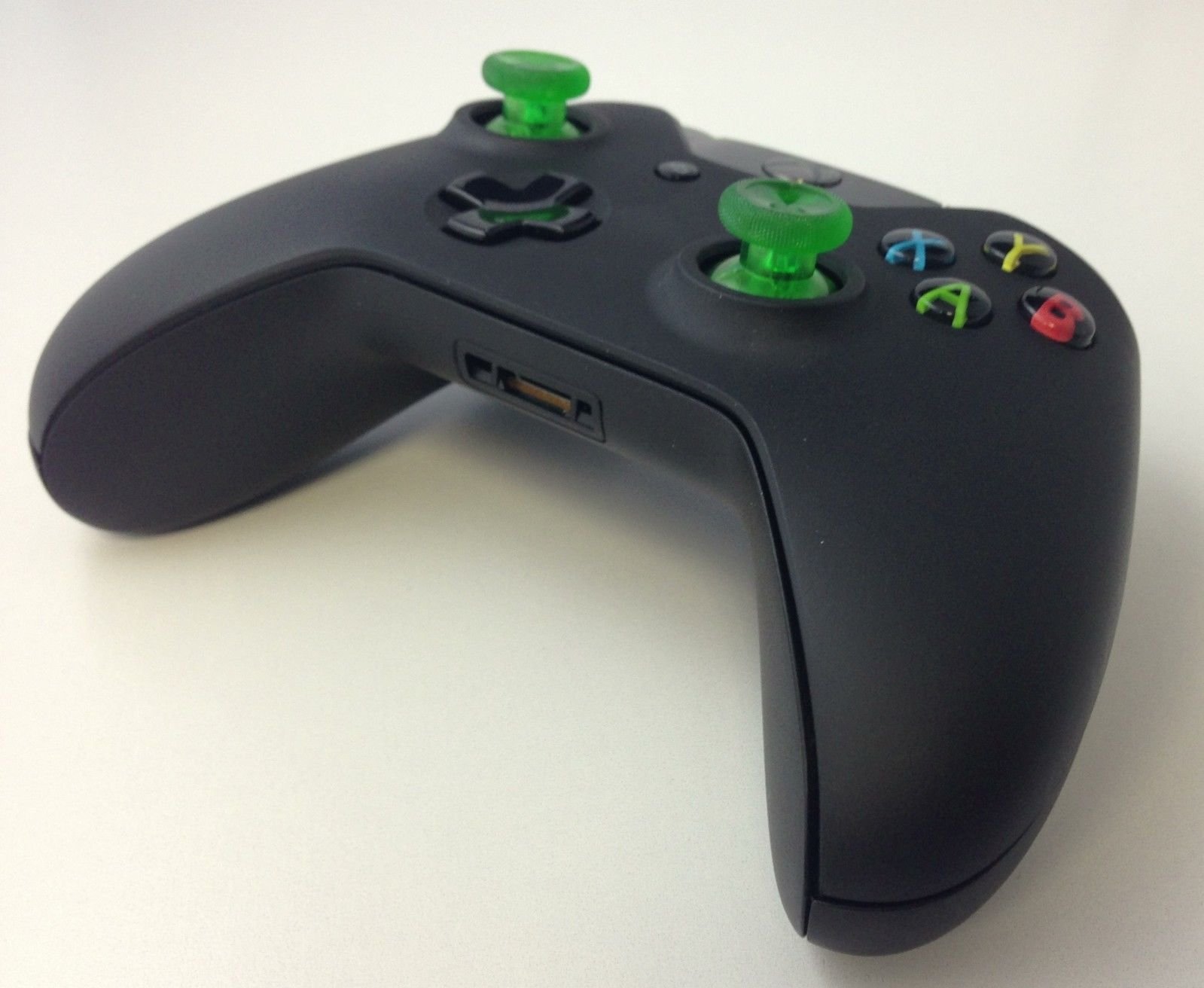 Gametown Analog Thumbstick Joystick for Microsoft Xbox One Controller - 2PCS Transparent Green Replacement Parts - Perfect for Gaming, Repair & Controller Customization