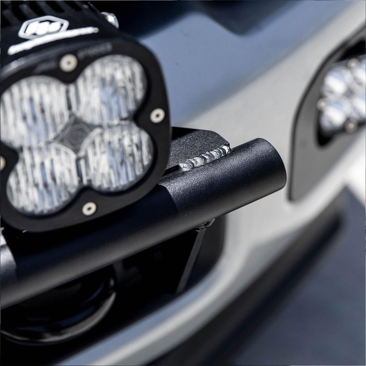 2023-2024 Ford F250 F350 Bull Bar with LED Light Kit - Heavy Duty Off-Road Grille Guard for Truck Protection & Adventure Driving