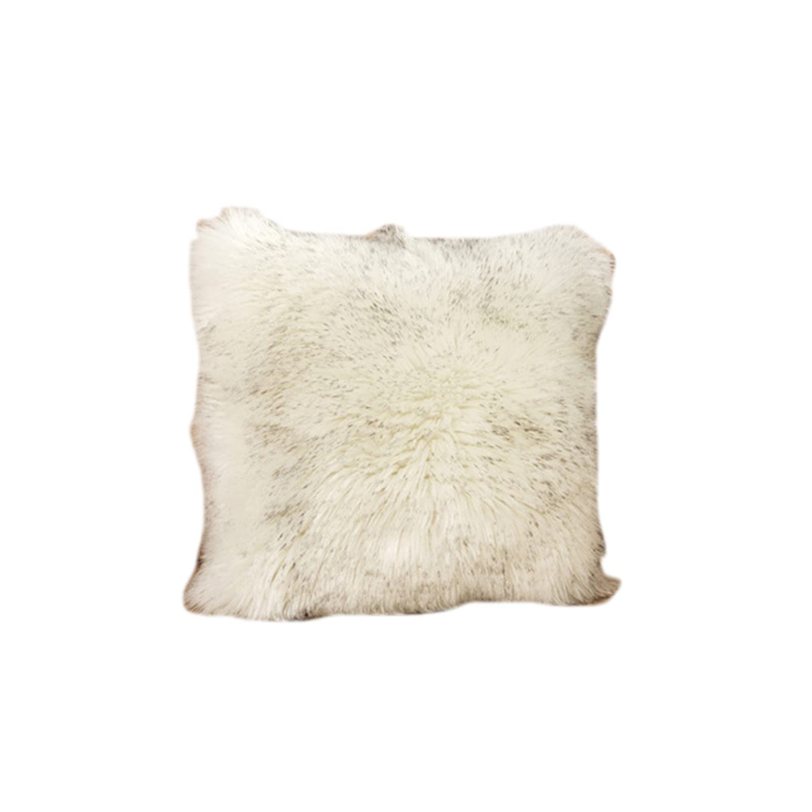 Square Plush Throw Pillow Cover - Breathable & Durable Stretchable Pillow Case for Sofa, Bed, Couch - Home Decor Accent (Black & White) - Perfect for Living Room, Bedroom & Nursery Decor