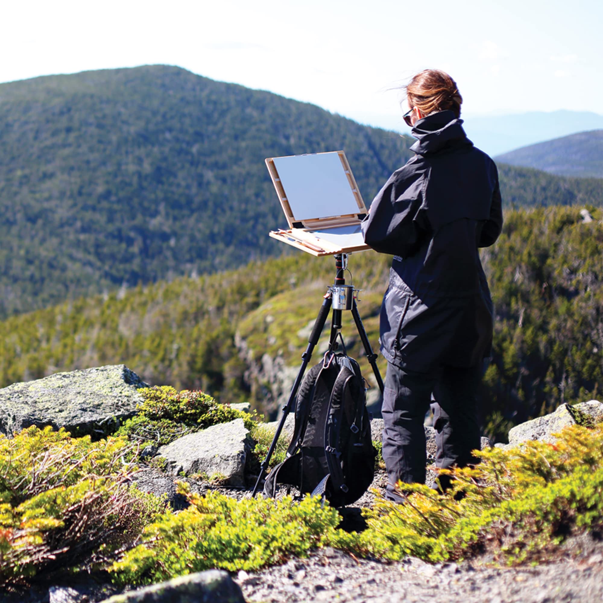 New Wave u.go Plein Air Anywhere Pochade Box - 11x14.5x1.18 Inch Lightweight Travel Easel for Outdoor Painting | Perfect for Artists, Watercolor & Oil Painting on The Go - Park, Beach & Landscape Sketching