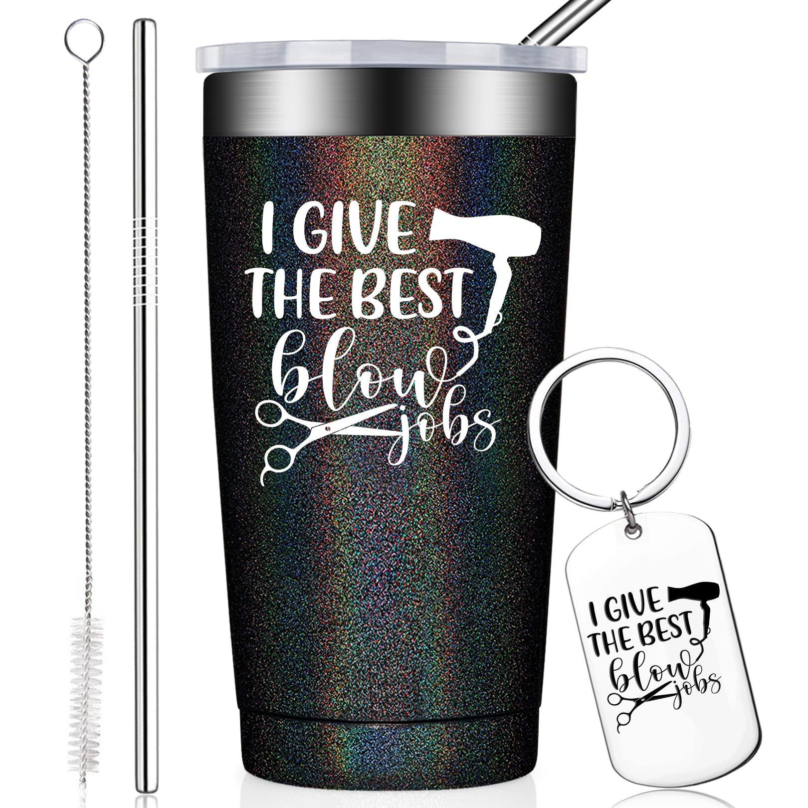 BIRGILT 20oz Hair Stylist Tumbler Cup - Perfect Hairdresser Gifts for Women, Hairstylist Appreciation Gift Ideas - Great for Christmas, Birthday & Thank You Presents - Insulated Travel Mug for Salon Professionals & Beauty Enthusiasts