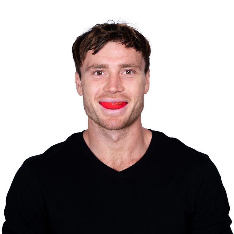 OPRO Bronze Red Mouth Guard for Sports & Teeth Grinding - Perfect for Boxing, MMA, and Nighttime Teeth Protection