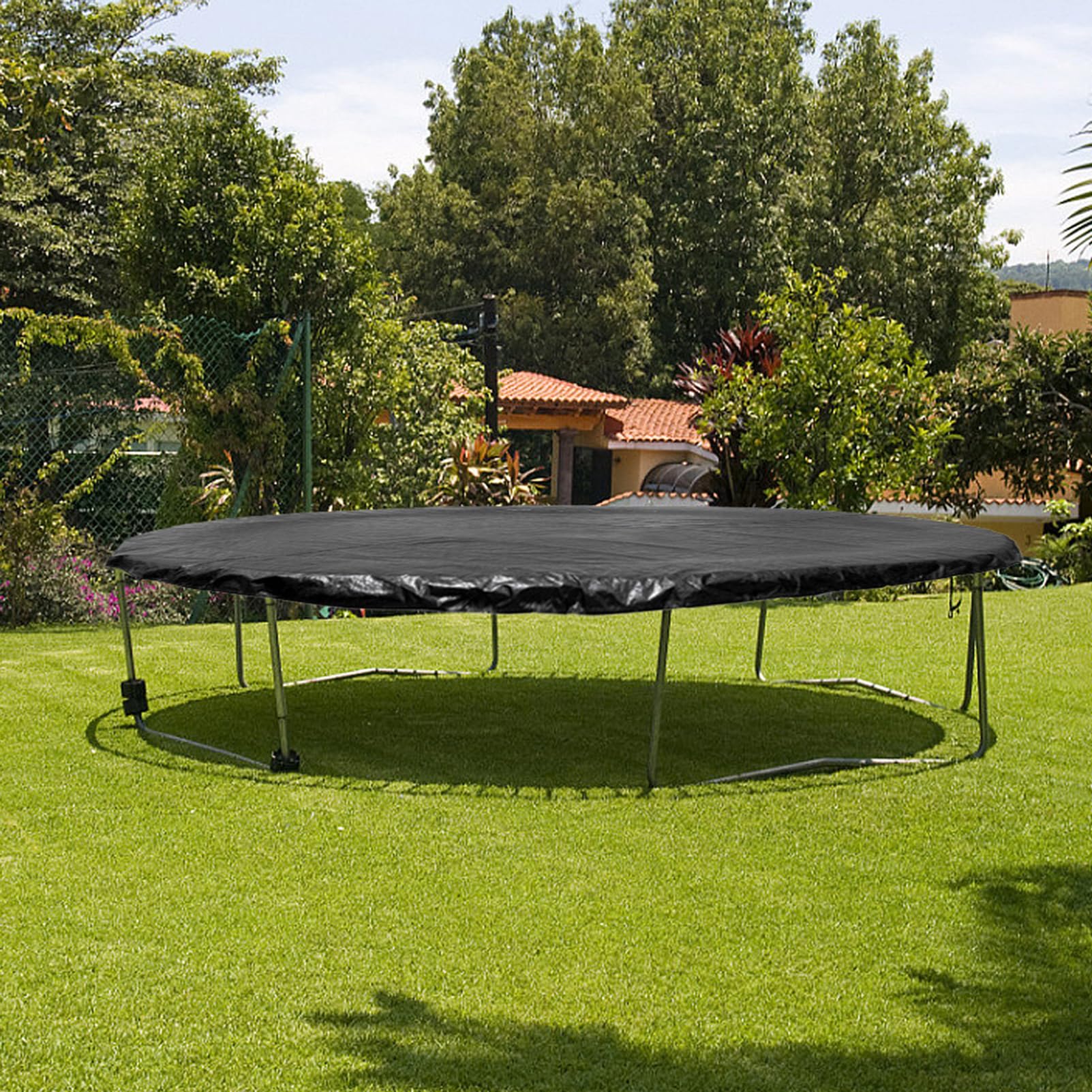 6ft-16ft Round Trampoline Cover - Waterproof, UV Resistant & Durable Outdoor Protection for 8ft 10ft 12ft 13ft 14ft 15ft Trampolines | Perfect for Rainy Weather & Sun Protection