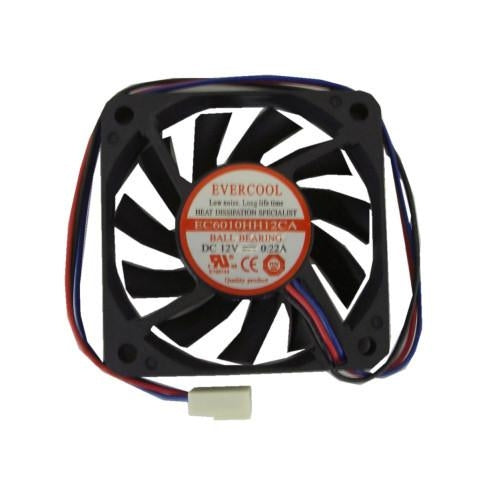 Evercool 60x60x10mm High Speed Cooling Fan 3 Pin PC Case Fan - Quiet & Durable for Computer, Gaming PC, Server & Electronic Cooling